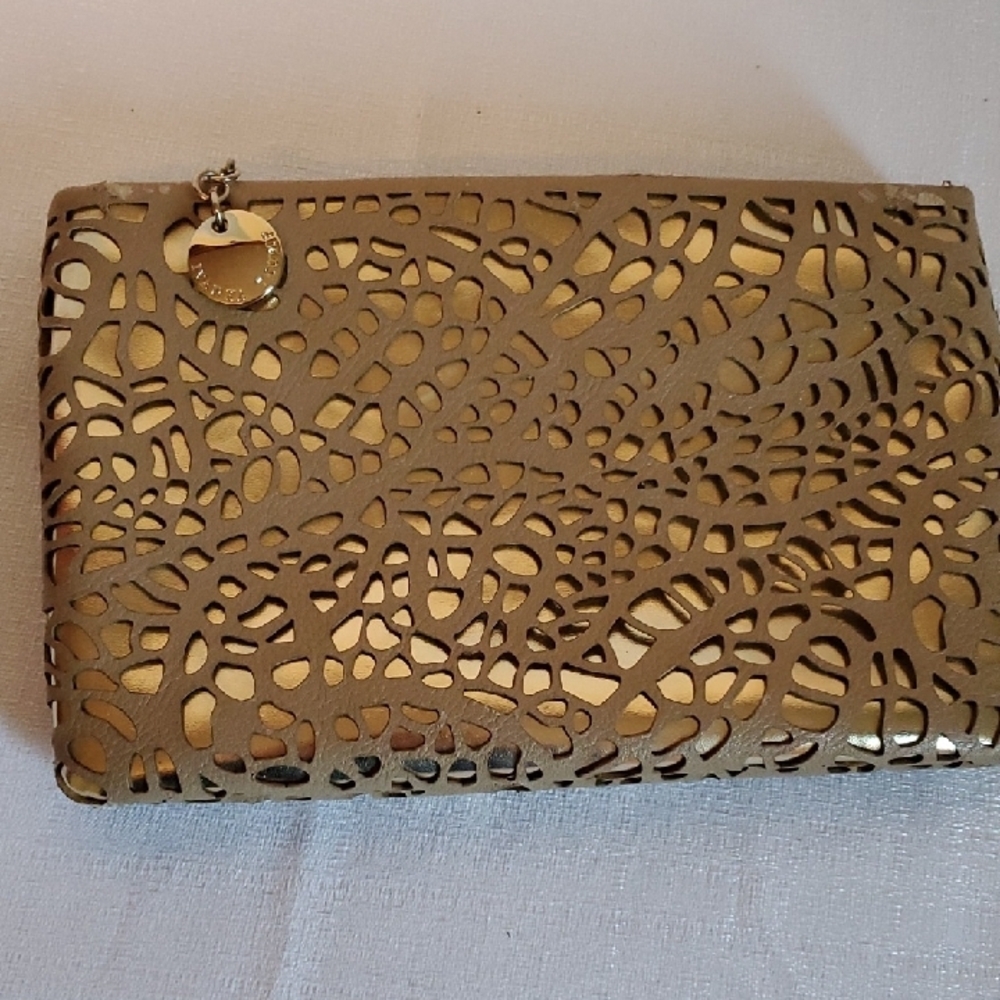 Ivanka Trump Gold Cutout Clutch - Picture 5 of 16